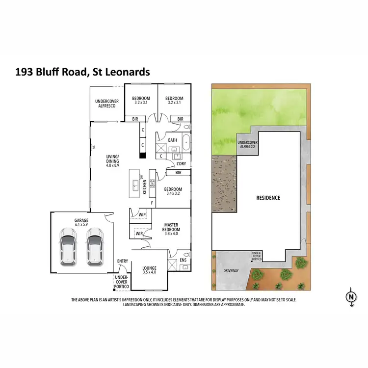Floorplan of Homely house listing, 193 Bluff Road, St Leonards VIC 3223