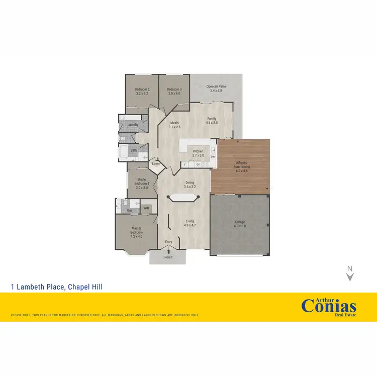 Floorplan of Homely house listing, 1 Lambeth Place, Chapel Hill QLD 4069