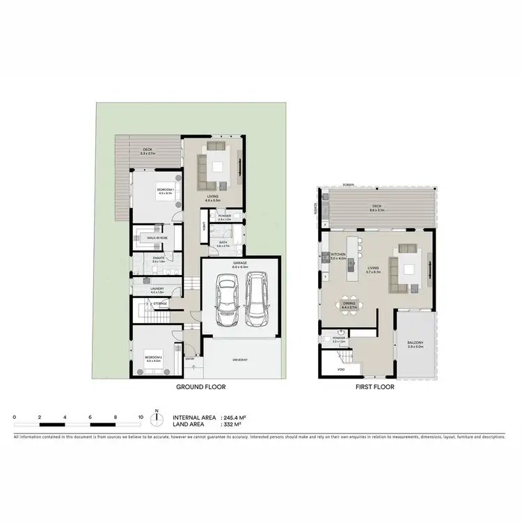 Floorplan of Homely townhouse listing, 1 & 2/2 Aberdeen Street, Geelong West VIC 3218