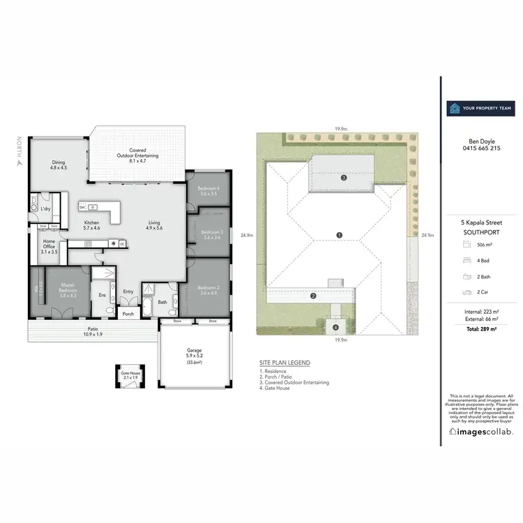 Floorplan of Homely house listing, 5 Kapala Street, Southport QLD 4215