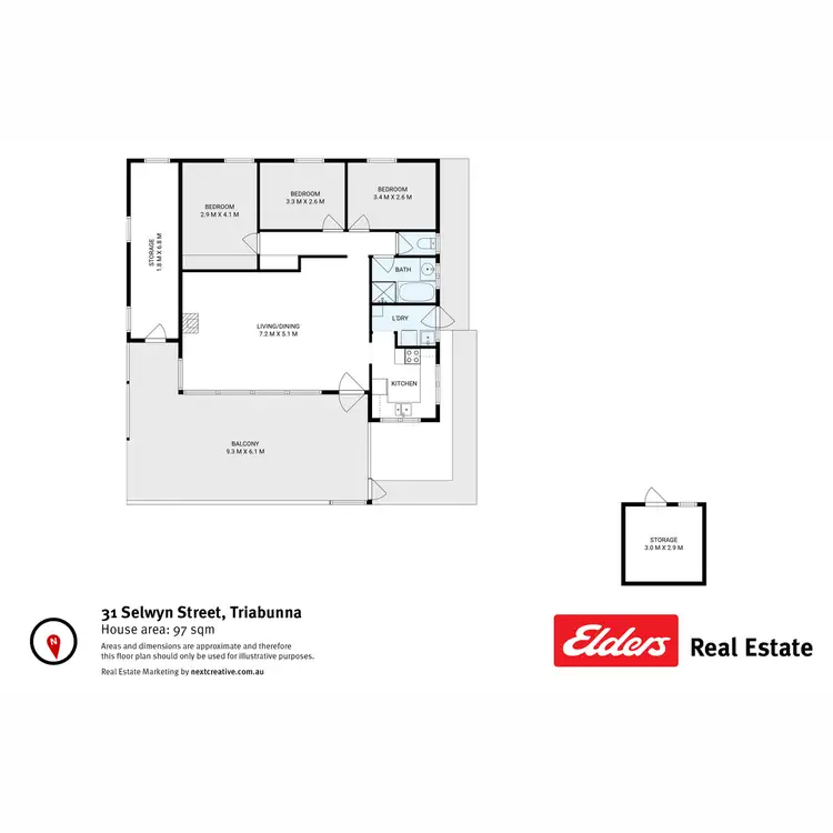 Floorplan of Homely house listing, 31 Selwyn Street, Triabunna TAS 7190