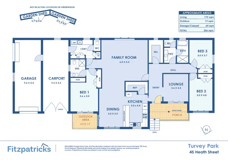 Floorplan of Homely house listing, 45 Heath Street, Turvey Park NSW 2650