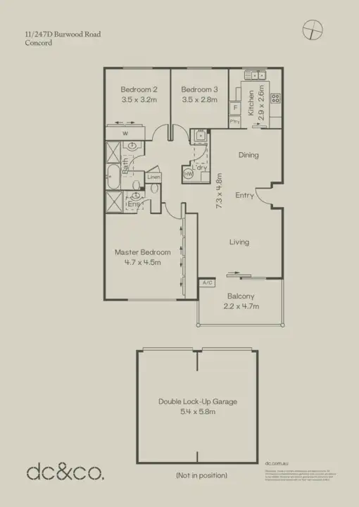 Floorplan of Homely apartment listing, 11/247D Burwood Road, Concord NSW 2137