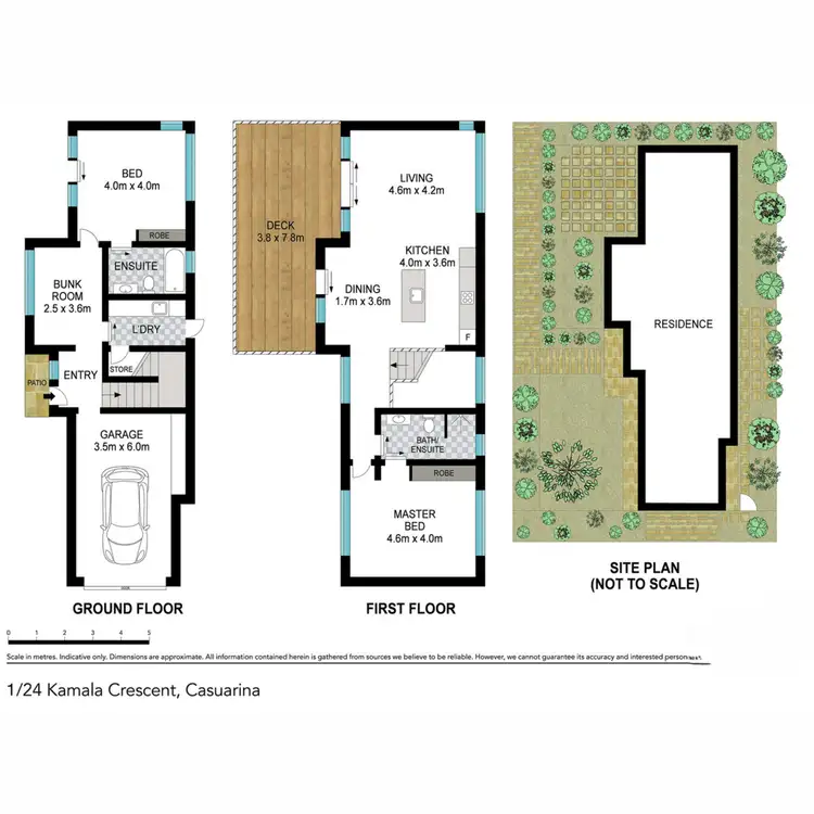 Floorplan of Homely house listing, 1/24 Kamala Crescent, Casuarina NSW 2487