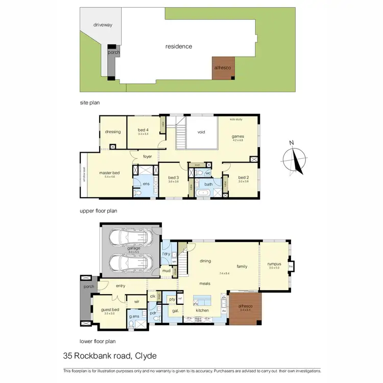 Floorplan of Homely house listing, 35 rockbank Road, Clyde North VIC 3978