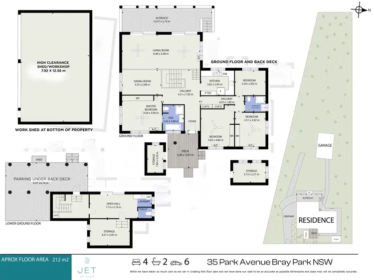 Floorplan of Homely house listing, 35 Park Avenue, Bray Park NSW 2484