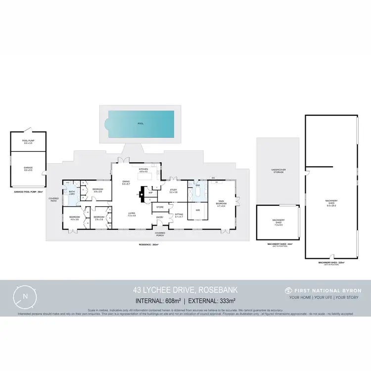 Floorplan of Homely house listing, 43 Lychee Drive, Rosebank NSW 2480
