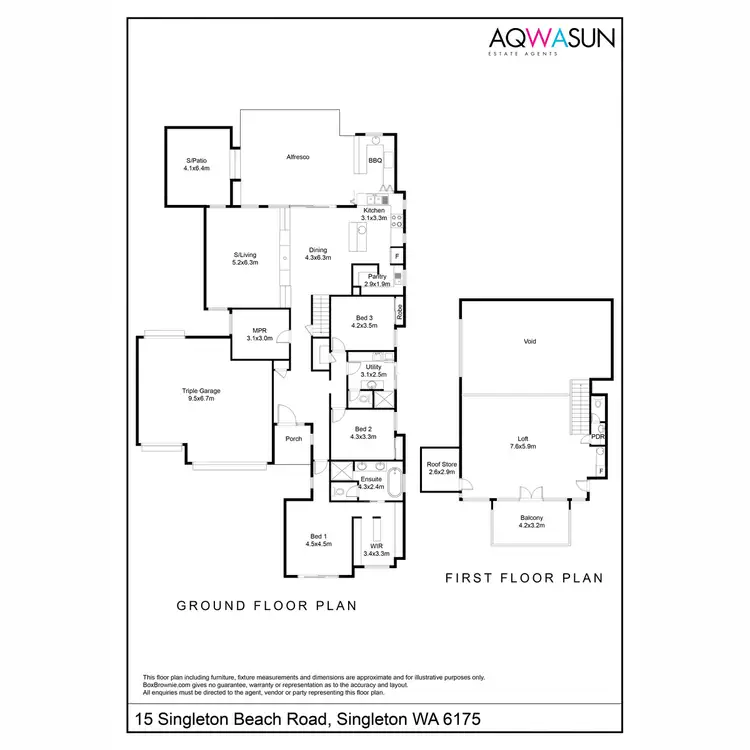 Floorplan of Homely house listing, 15 Singleton Beach Road, Singleton WA 6175