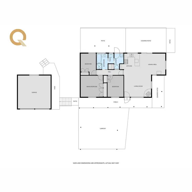 Floorplan of Homely house listing, 3 Dick Street, Wodonga VIC 3690