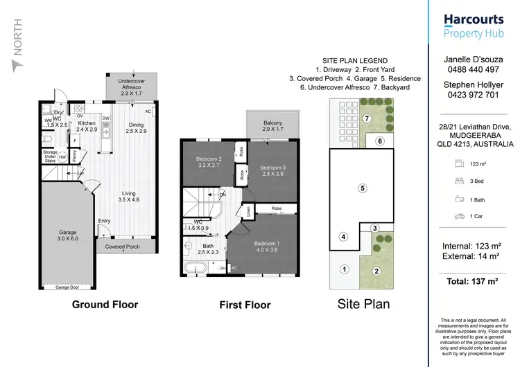 Floorplan of Homely townhouse listing, 28/31 Leviathan Drive, Mudgeeraba QLD 4213