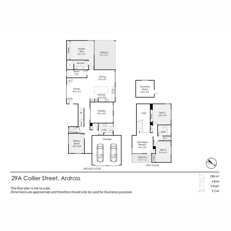 Floorplan of Homely house listing, 29A Collier Street, Ardross WA 6153