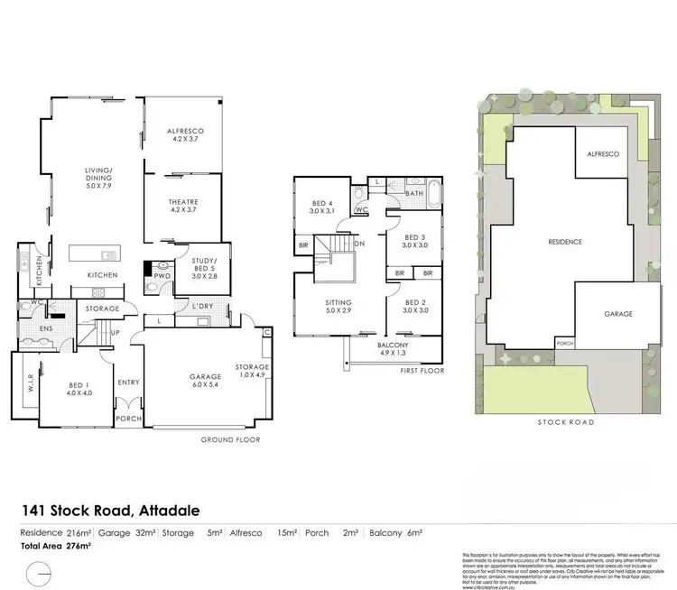 Floorplan of Homely house listing, 141 Stock Road, Attadale WA 6156