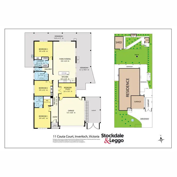Floorplan of Homely house listing, 11 Couta Court, Inverloch VIC 3996