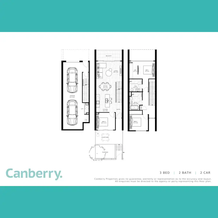 Floorplan of Homely townhouse listing, 18/3 Summerfield Close, Denman Prospect ACT 2611