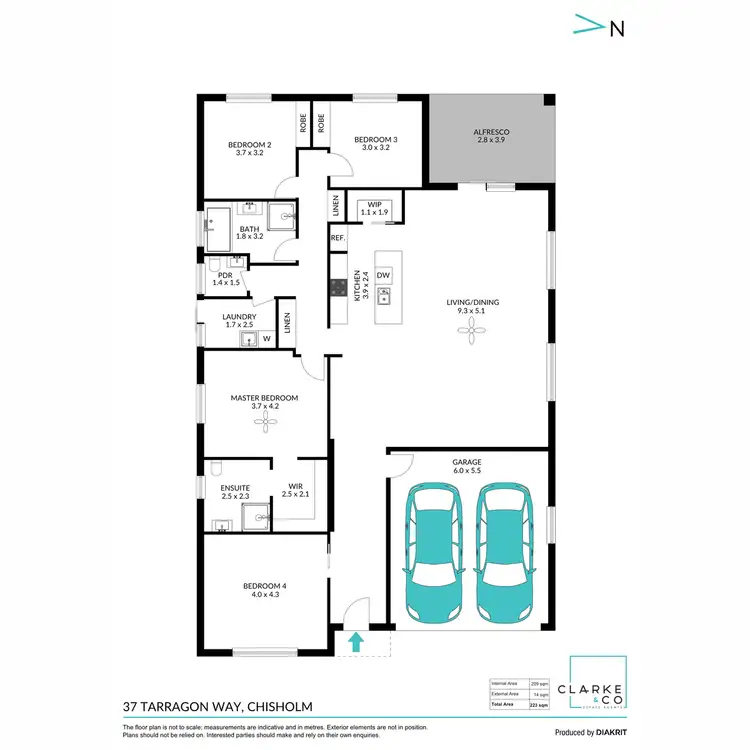 Floorplan of Homely house listing, 37 Tarragon Way, Chisholm NSW 2322