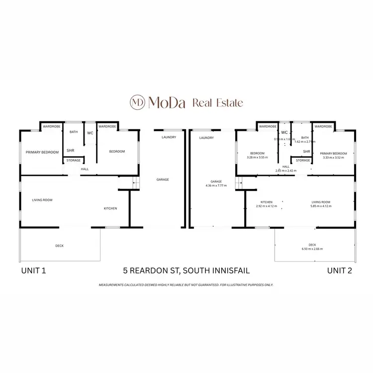 Floorplan of Homely semi-detached listing, 5 Reardon Street, South Innisfail QLD 4860