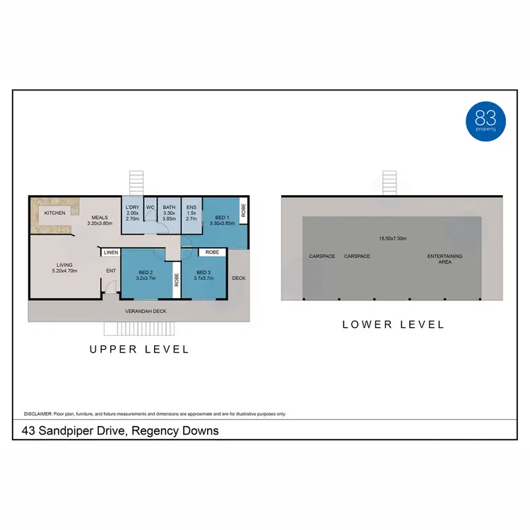 Floorplan of Homely house listing, 43 Sandpiper Drive, Regency Downs QLD 4341