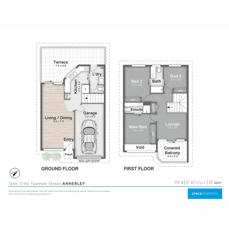 Floorplan of Homely townhouse listing, 7/40 Taunton Street, Annerley QLD 4103