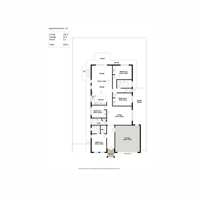 Floorplan of Homely house listing, 1 Crystal Harmony Court, Sellicks Beach SA 5174