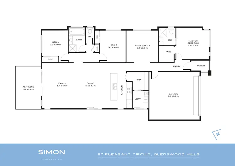Floorplan of Homely house listing, 97 Pleasant Circuit, Gledswood Hills NSW 2557
