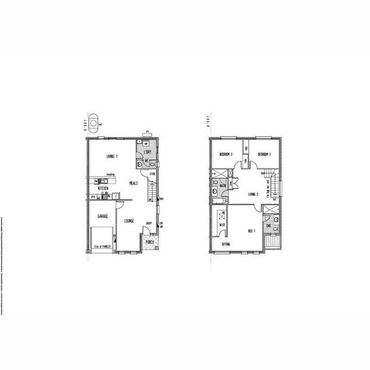 Floorplan of Homely townhouse listing, 45a Sheridan Street, Woodville North SA 5012