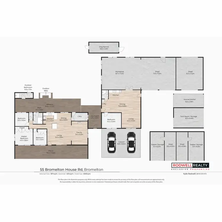Floorplan of Homely house listing, 55 Bromelton House Road, Bromelton QLD 4285