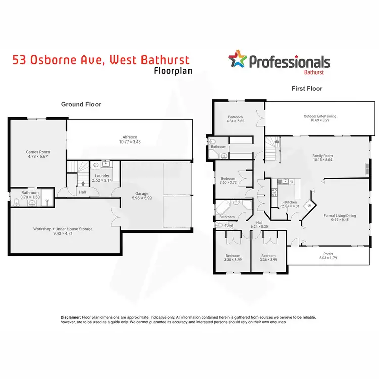 Floorplan of Homely house listing, 53b Osborne Avenue, West Bathurst NSW 2795