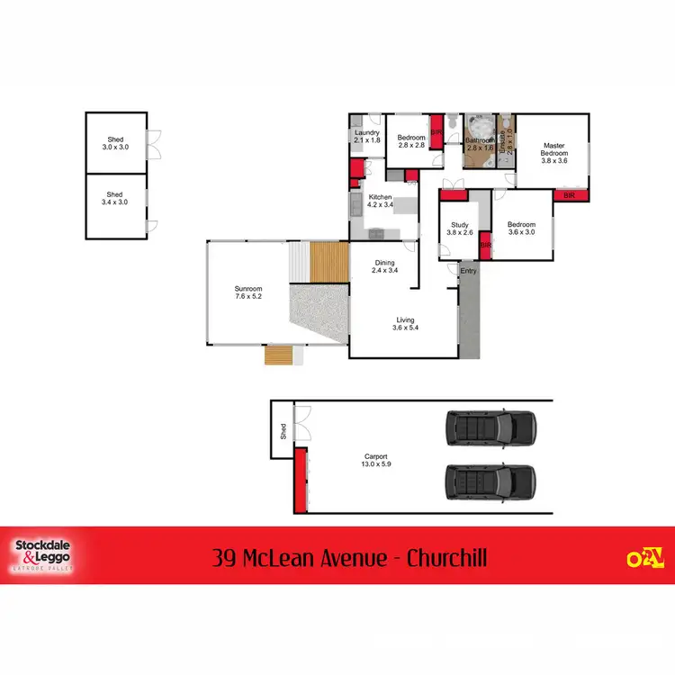Floorplan of Homely house listing, 39-41 McLean Avenue, Churchill VIC 3842