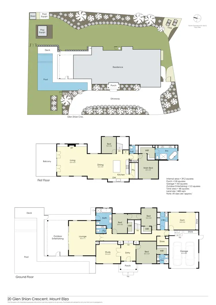 Floorplan of Homely house listing, 20 Glen Shian Crescent, Mount Eliza VIC 3930