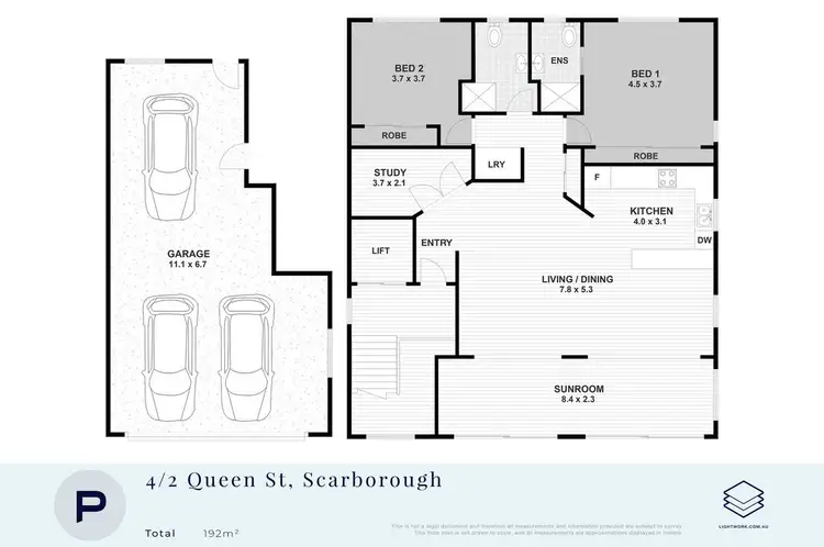 Floorplan of Homely house listing, 4/2 Queen Street, Scarborough QLD 4020