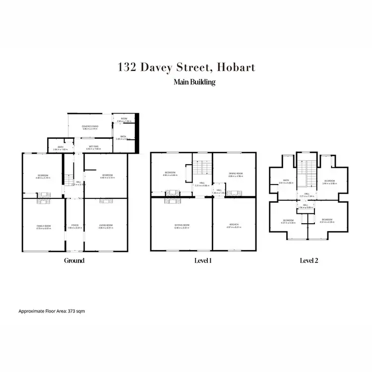 Floorplan of Homely house listing, 132 Davey Street, Hobart TAS 7000