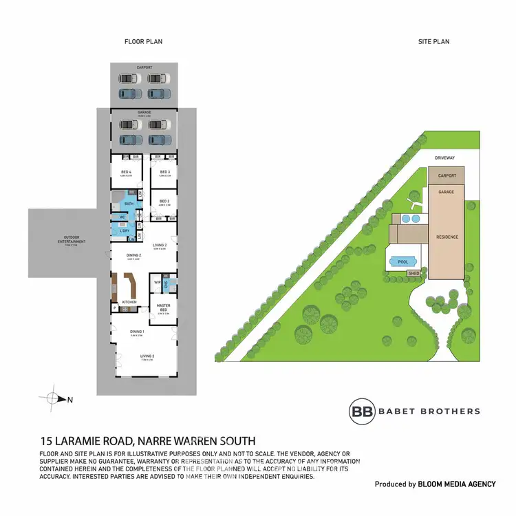 Floorplan of Homely rural property listing, 15 Laramie Road, Narre Warren South VIC 3805