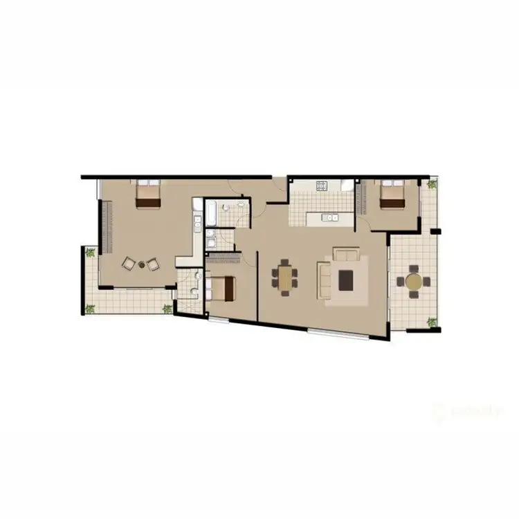 Floorplan of Homely unit listing, 10/1-3 Sydney Street, Redcliffe QLD 4020