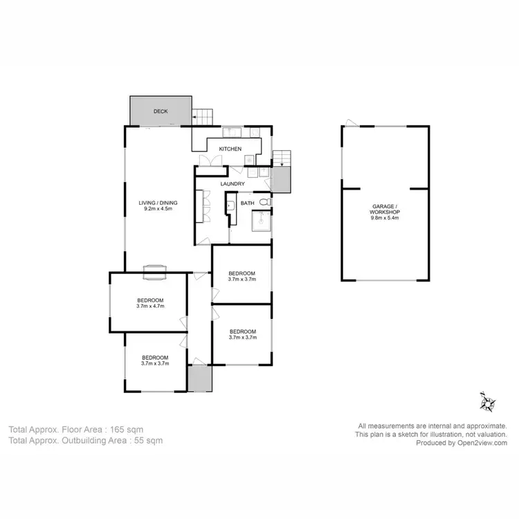 Floorplan of Homely house listing, 1749 Channel Highway, Margate TAS 7054