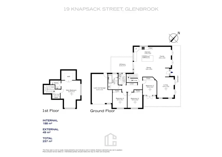 Floorplan of Homely house listing, 19 Knapsack Street, Glenbrook NSW 2773