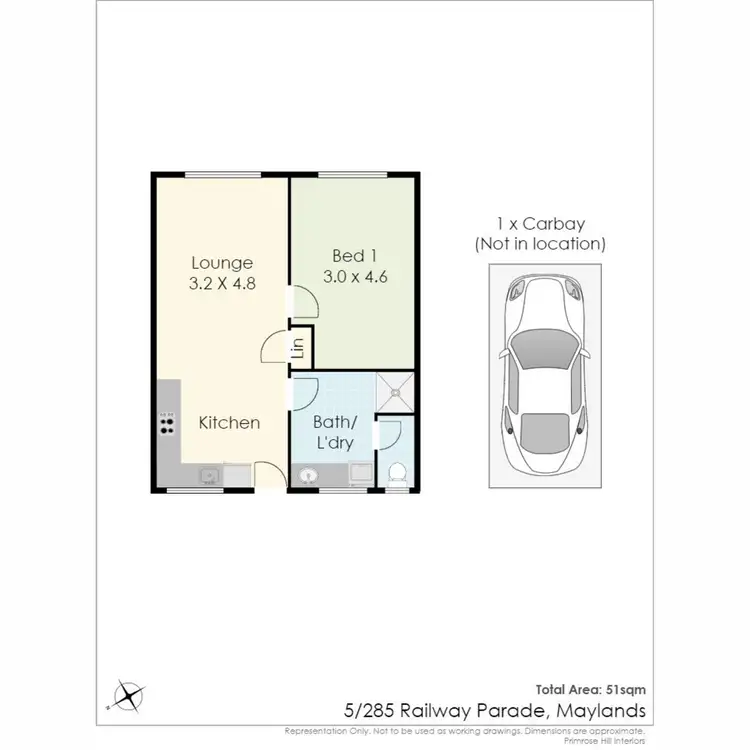 Floorplan of Homely unit listing, 5/285 Railway Parade, Maylands WA 6051