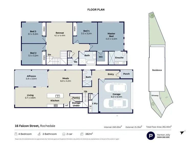 Floorplan of Homely house listing, 16 Falcon Street, Rochedale QLD 4123