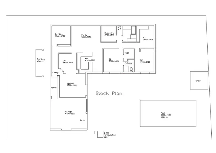 Floorplan of Homely house listing, 3 Hertford Close, Bull Creek WA 6149