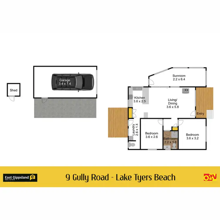 Floorplan of Homely house listing, 9 Gully Road, Lake Tyers Beach VIC 3909