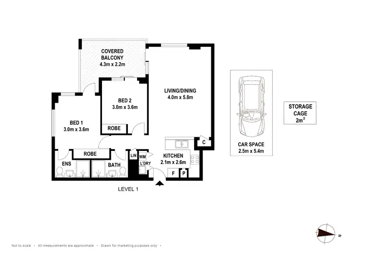 Floorplan of Homely apartment listing, 102/212-216 Mona Vale Road, St Ives NSW 2075