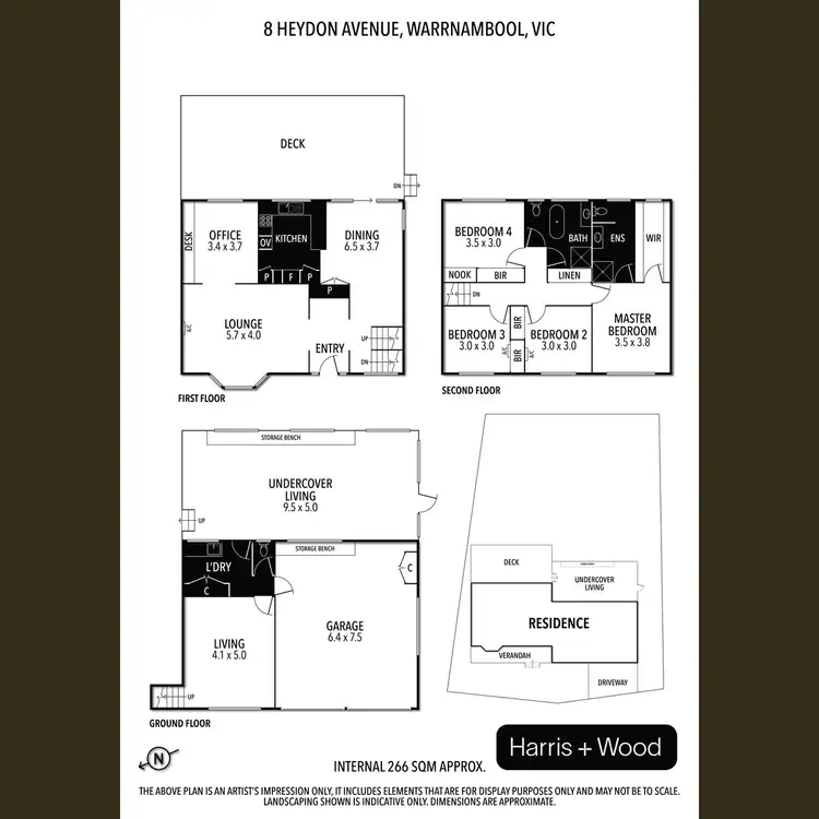 Floorplan of Homely house listing, 8 Heydon Avenue, Warrnambool VIC 3280