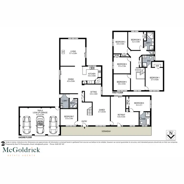 Floorplan of Homely rural property listing, 34A Roxbrough Road, Far Meadow NSW 2535