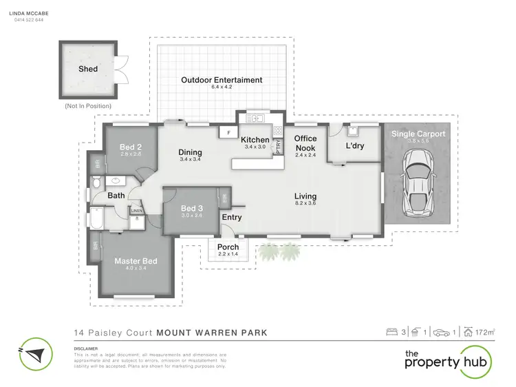Floorplan of Homely house listing, 14 Paisley Court, Mount Warren Park QLD 4207
