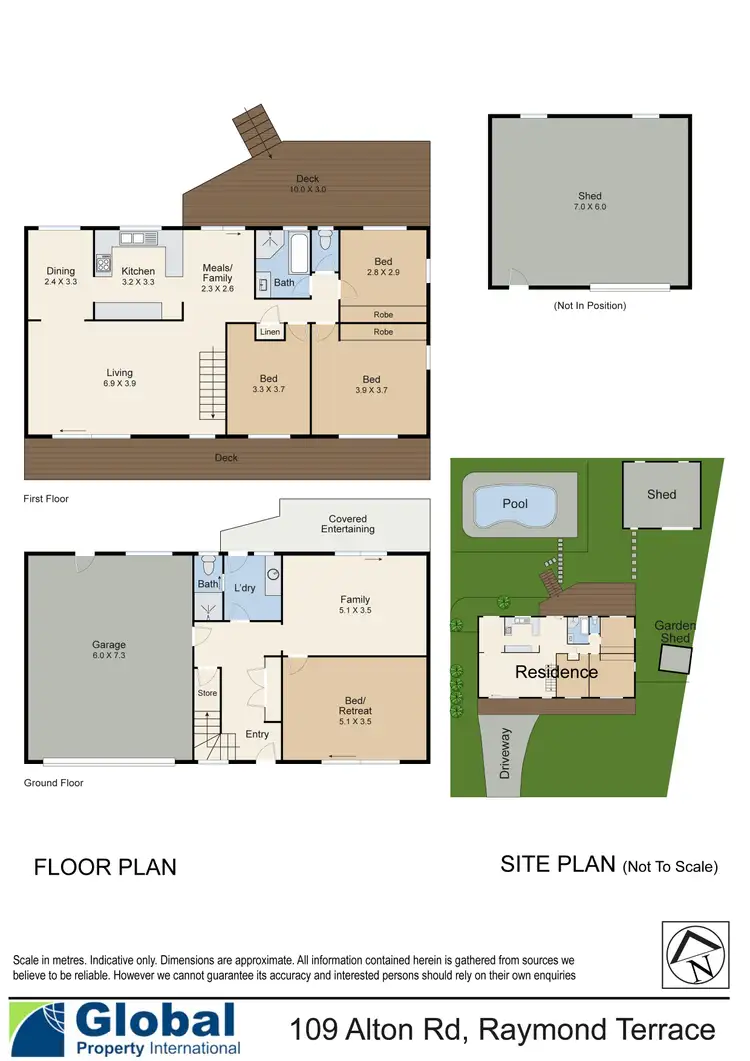 Floorplan of Homely house listing, 109 Alton Road, Raymond Terrace NSW 2324
