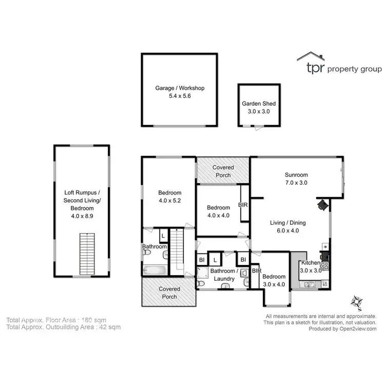 Floorplan of Homely house listing, 6-8 Challis Crescent, Deep Bay TAS 7112