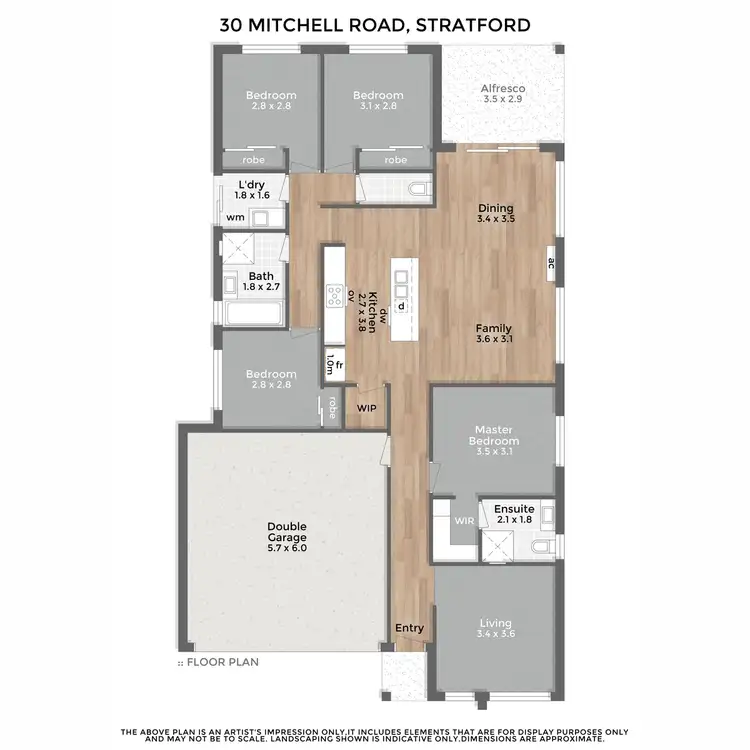 Floorplan of Homely house listing, 30 Mitchell Road, Stratford VIC 3862