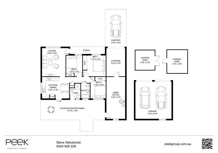 Floorplan of Homely house listing, 7 Arcturus Close, Cranebrook NSW 2749