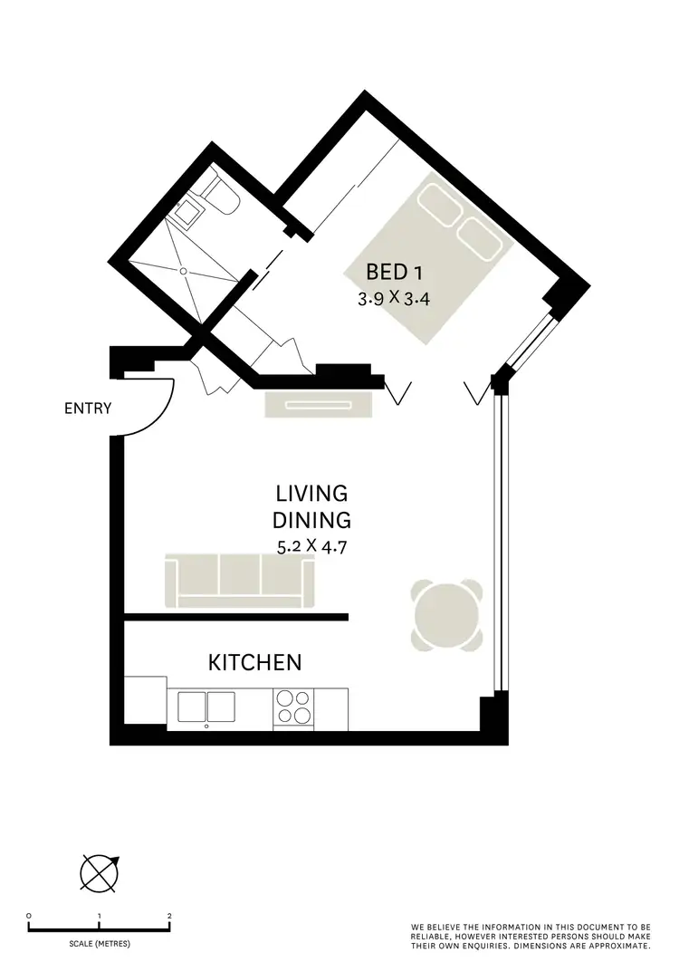 Floorplan of Homely apartment listing, 10/41-49 Roslyn Gardens, Elizabeth Bay NSW 2011