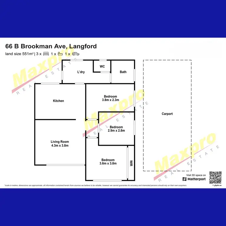Floorplan of Homely house listing, 66b Brookman Avenue, Langford WA 6147