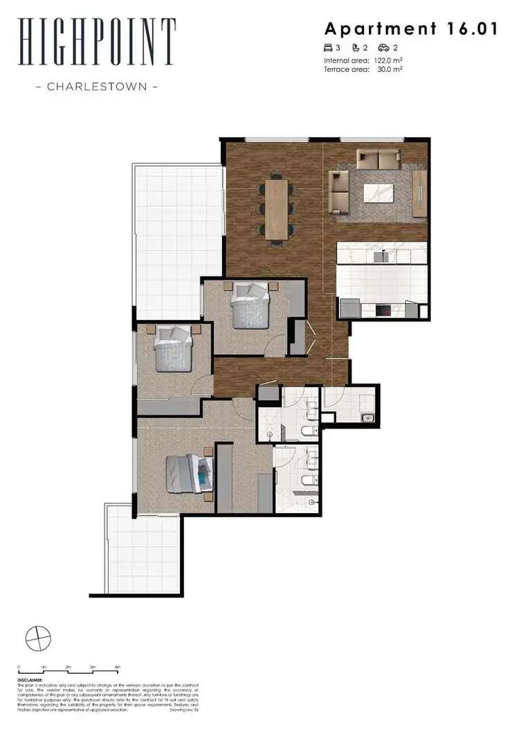 Floorplan of Homely apartment listing, 1601/02 Charles Street, Charlestown NSW 2290